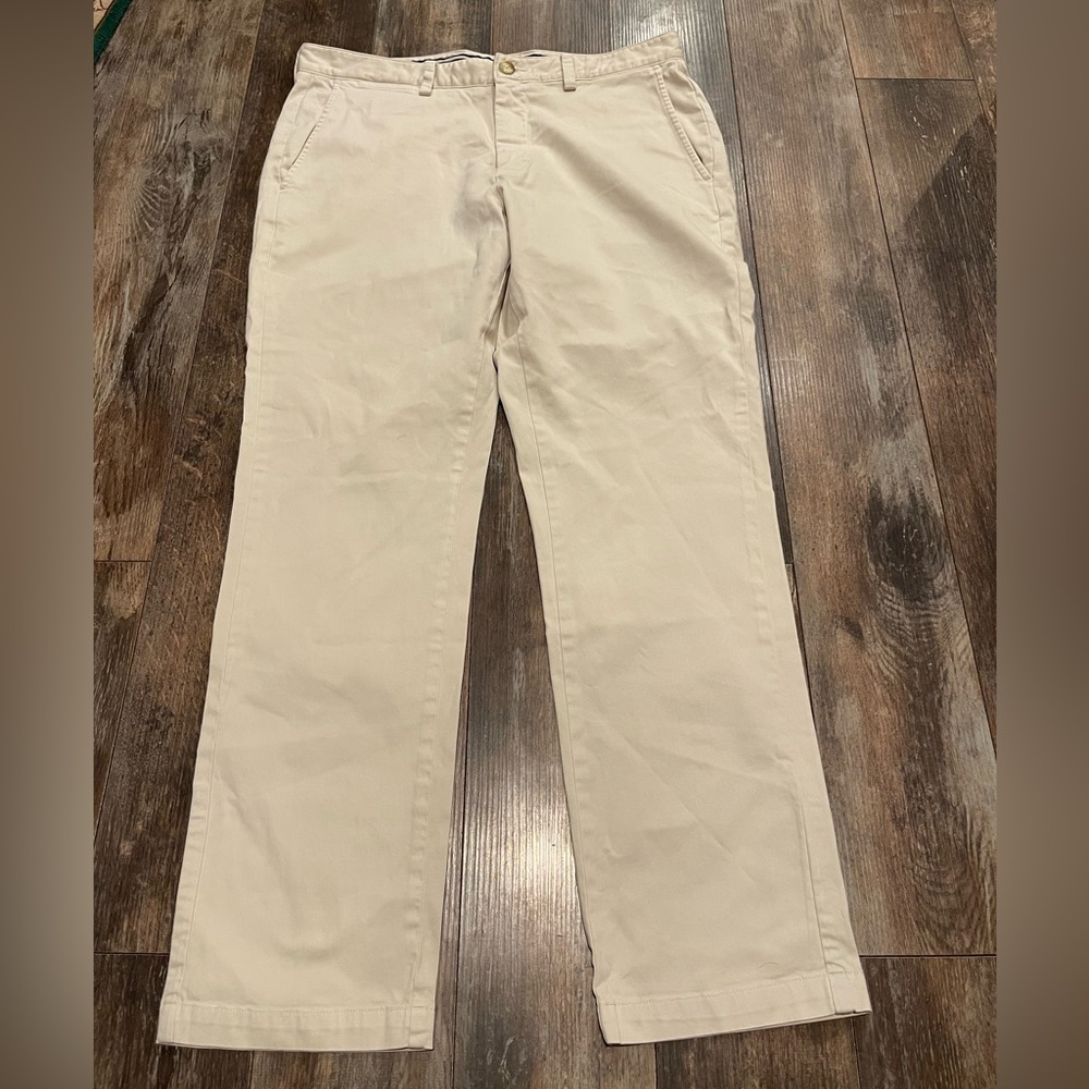 Johnston & Murphy Cream Chinos Classic Cotton Twill